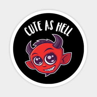 Cute as Hell Devil Magnet